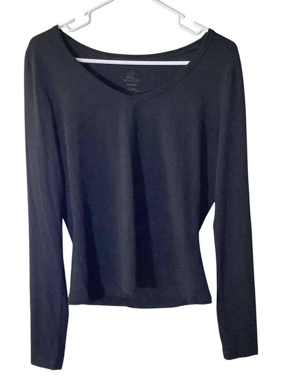 Woolx Women's Black Long Sleeve Baselayer Top Size Medium